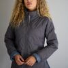 Women's Short reversible jacket Grey and Soft Teal